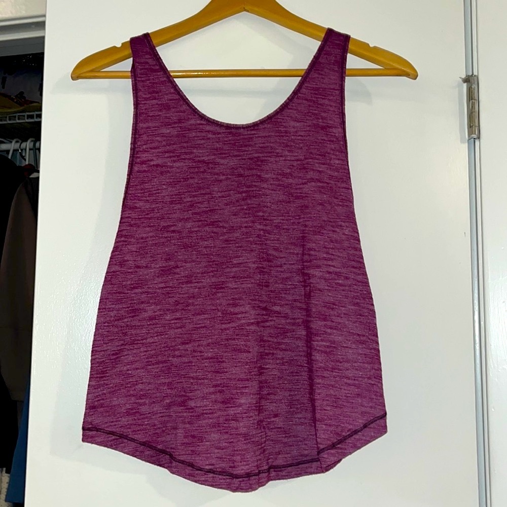 Lululemon purple workout top